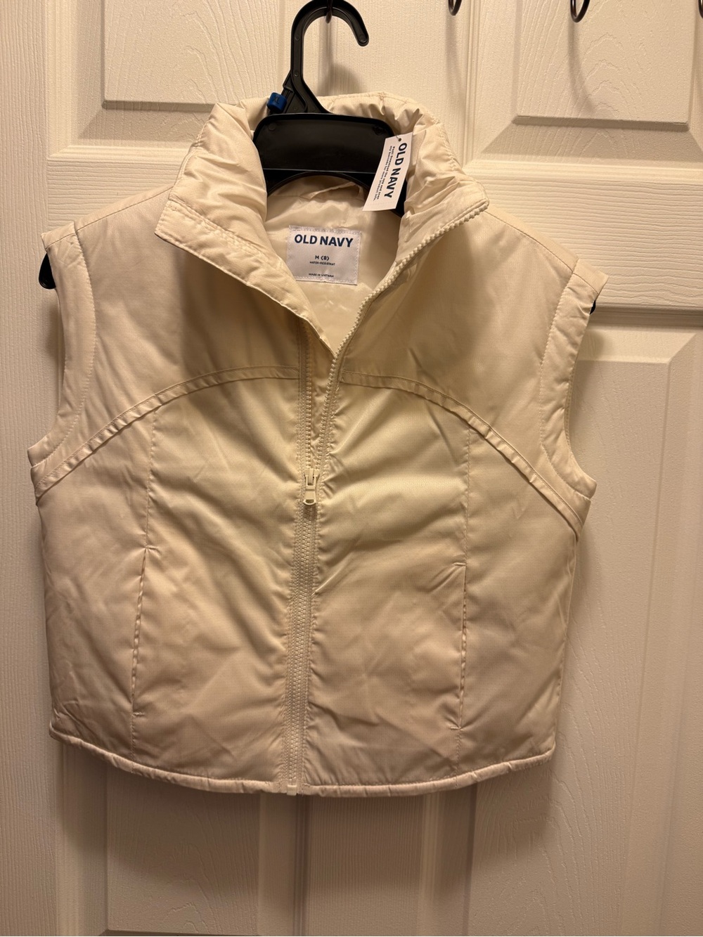 Old Navy Kids Cream Quilted Puffer Vest